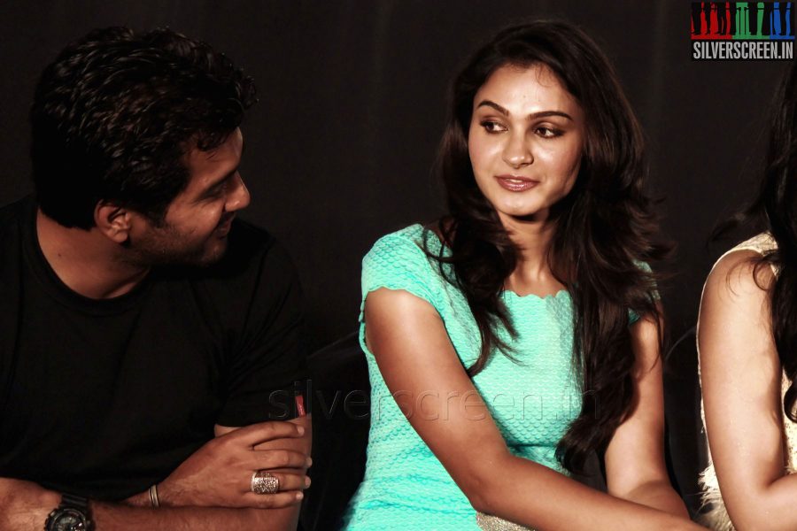 Vinay Rai and Andrea Jeremiah at the Endrendrum Punnagai Audio Launch