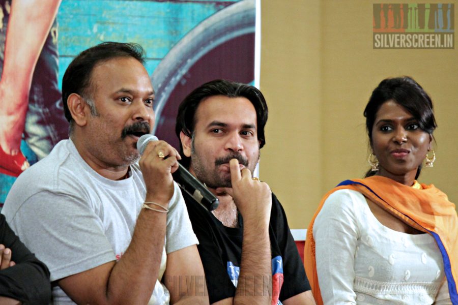 Biriyani Press Meet with Karthi Sivakumar, Venkat Prabhu, Mandy Takhar, Premgi Amaren