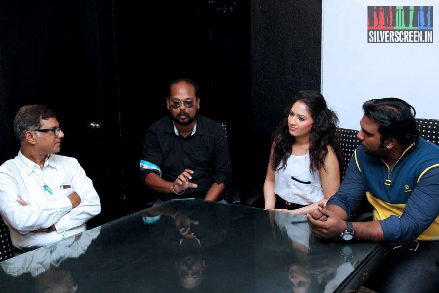 Cinema Spice Magazine Pocket Issue Launch By Nikesha Patel & Ravi Thyagarajen