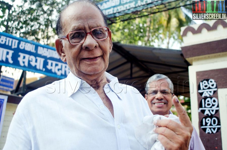 Actor Jiiva Voting in Lok Sabha Election 2014