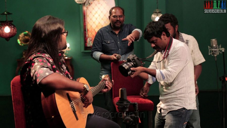 Musician Keba Jeremiah in the Azhagu Kutty Chellam Making of Music Video and Stills