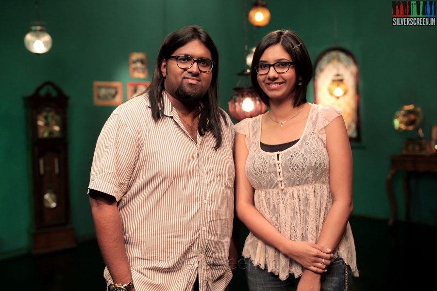 Singer Shakthisree Gopalan and Musician Keba Jeremiah in the Azhagu Kutty Chellam Making of Music Video and Stills