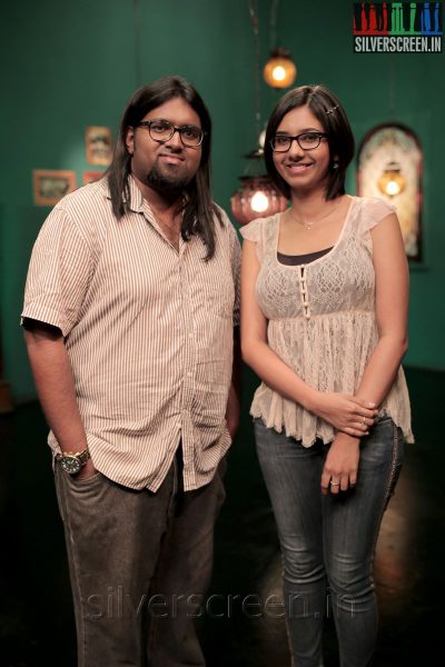 Singer Shakthisree Gopalan and Musician Keba Jeremiah in the Azhagu Kutty Chellam Making of Music Video and Stills