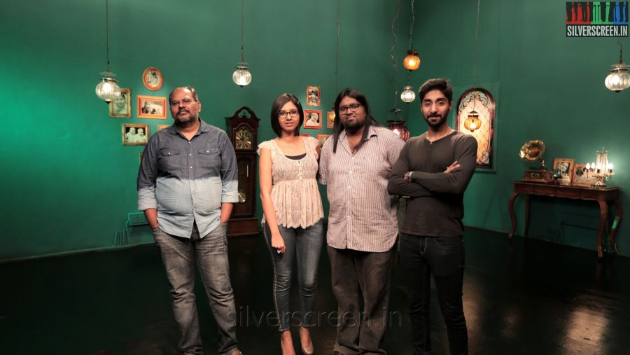 Singer Shakthisree Gopalan and Musician Keba Jeremiah in the Azhagu Kutty Chellam Making of Music Video and Stills