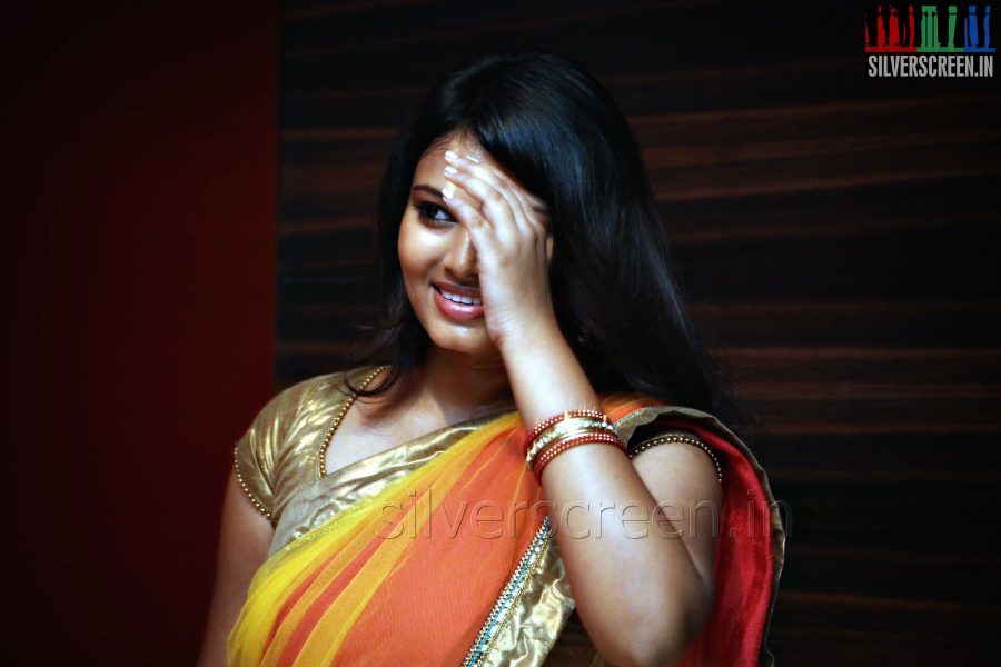 Actress Neha at Mael Audio Launch Stills