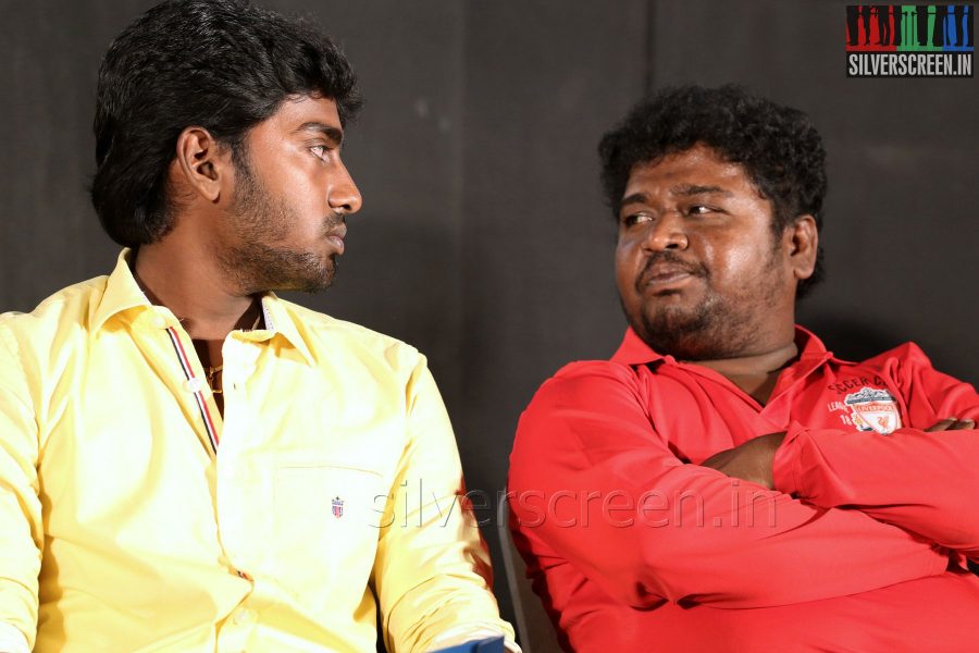 Pushkin Rajkumar and Appukutty at Mael Audio Launch Stills