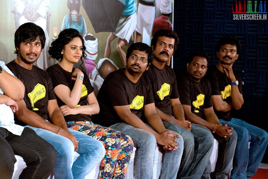 Actor Vishnu Vishal and Actress Nandita at the Mundasupatti Press Meet