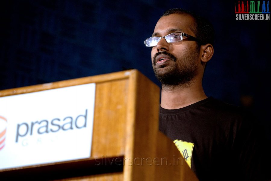 Director Ramkumar at the Mundasupatti Press Meet