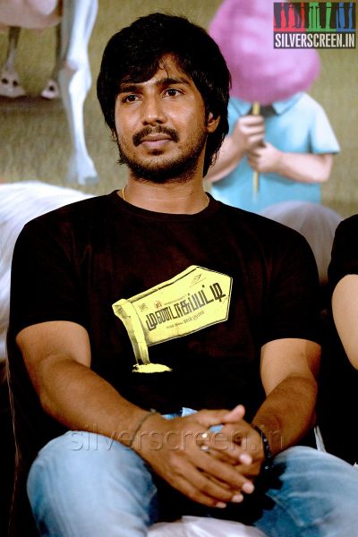 Actor Vishnu Vishal at the Mundasupatti Press Meet