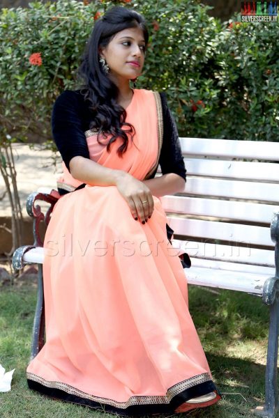 Actress Veena Nair at the Naangellam Edagoodam Press Meet