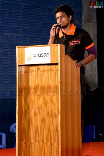 Actor Manoj Devadas at the Naangellam Edagoodam Press Meet