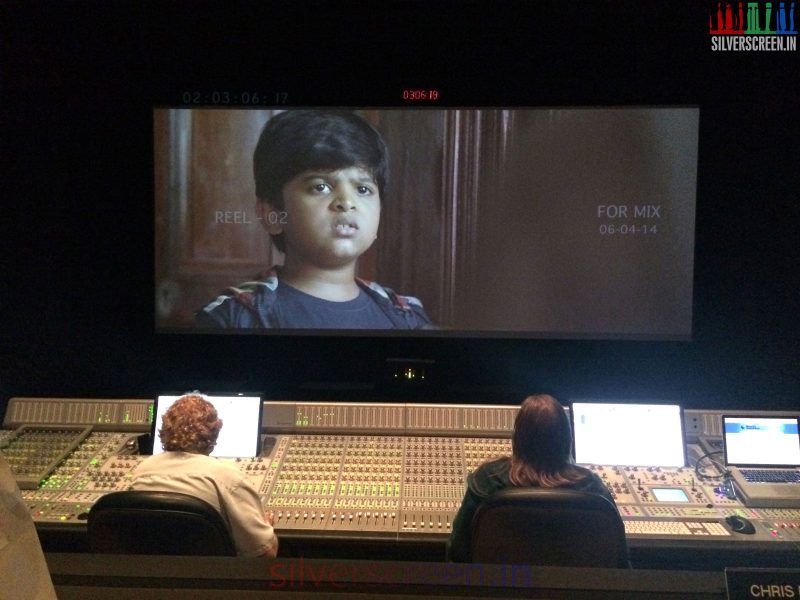 Marti Humphrey Chris Jacobson and Director Vijay join for Audio Editing in Saivam Movie