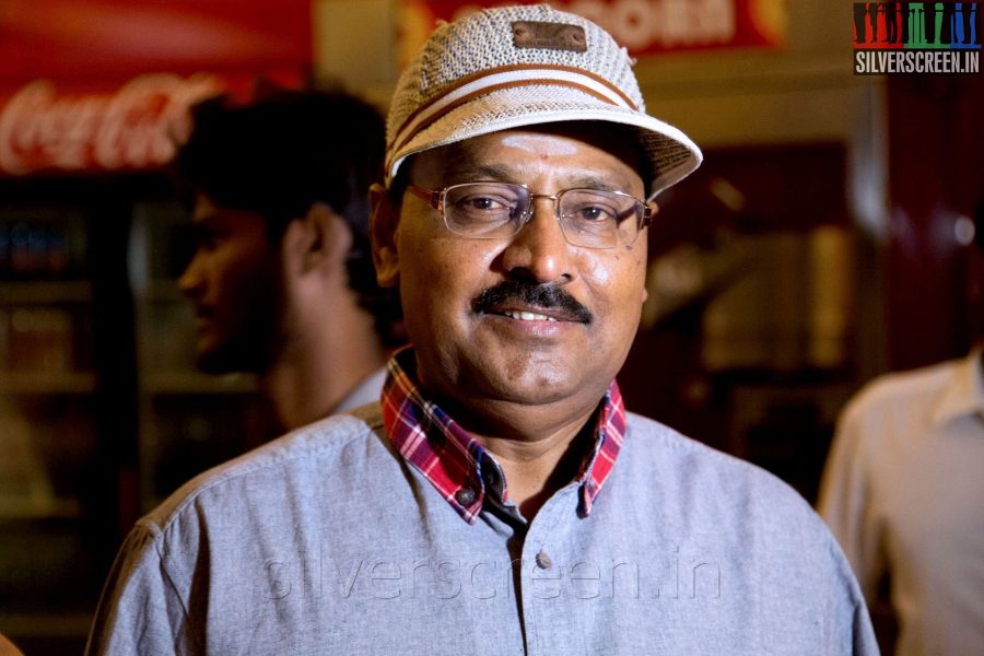 Actor Director K Bhagyaraj at the Sathuranga Vettai Audio Launch