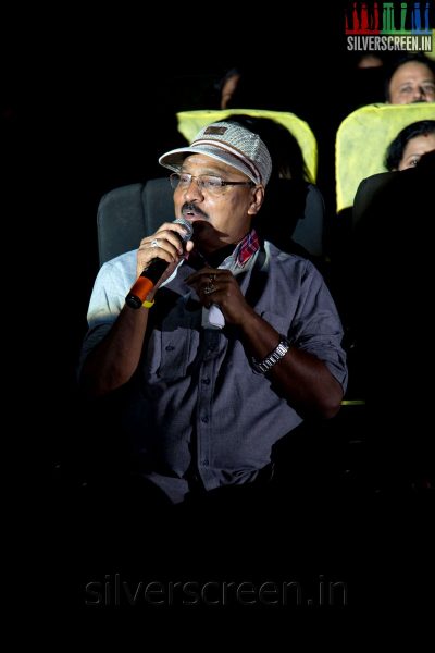 Actor Director K Bhagyaraj at the Sathuranga Vettai Audio Launch