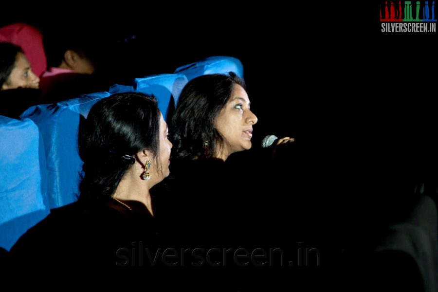 Actress Rekha and Rohini at the Sathuranga Vettai Audio Launch