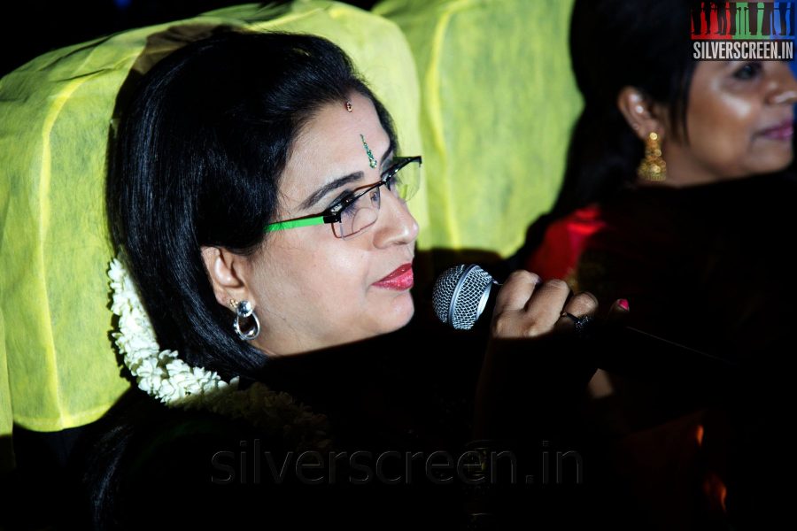 Actress Ambika at the Sathuranga Vettai Audio Launch