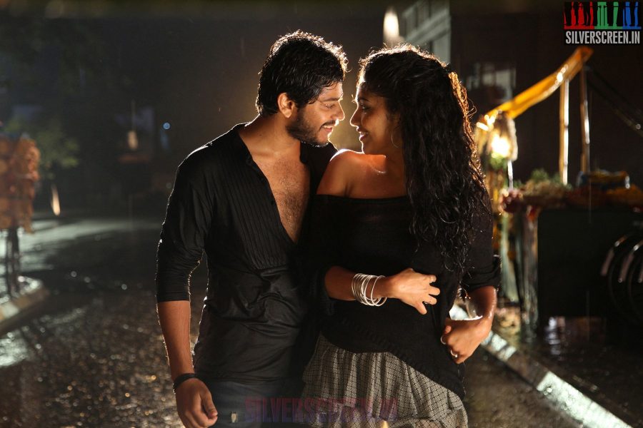 Samyuktha Hornad and Tejas in Un Samayal Arayil Movie Stills