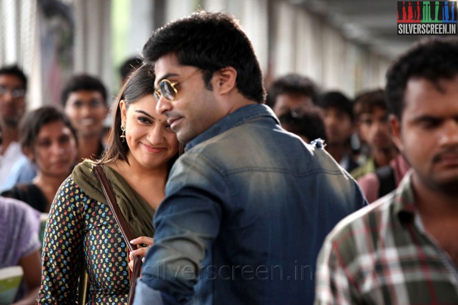 STR and Hansika Motwani in Vaalu Movie Stills