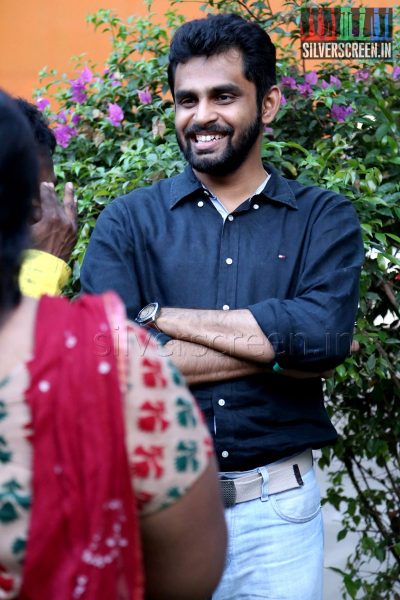 Director Balaji Mohan at the Vaayai Moodi Pesavum Press Meet