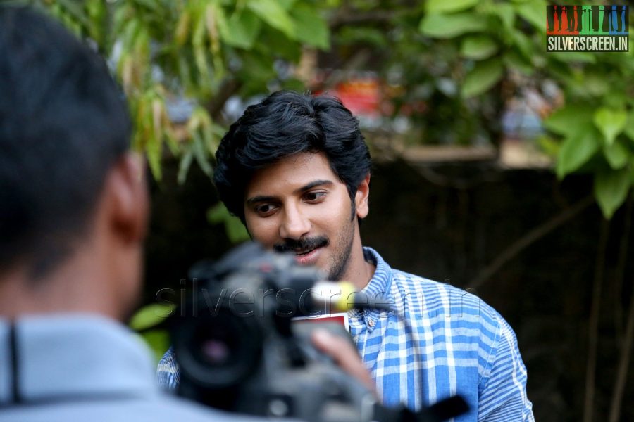 Actor Dulquer Salman at the Vaayai Moodi Pesavum Press Meet