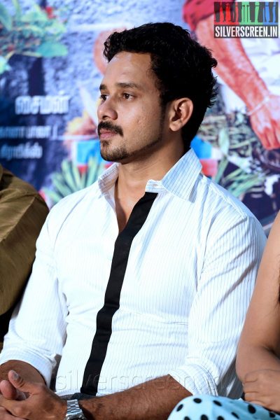 Actor Bharath at the Aindhaam Thalaimurai Sidha Vaidhiya Sigamani Press Meet