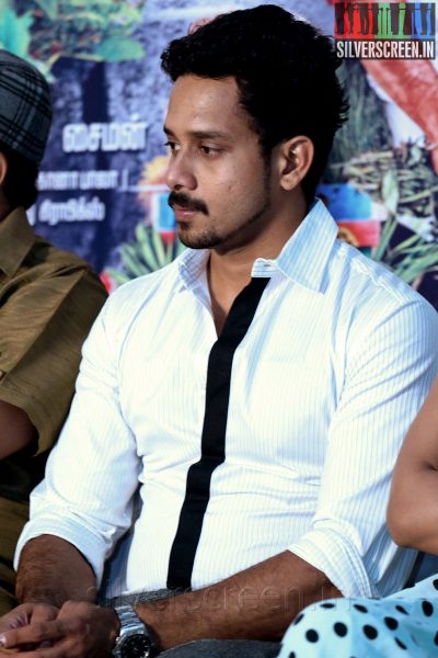 Actor Bharath at the Aindhaam Thalaimurai Sidha Vaidhiya Sigamani Press Meet