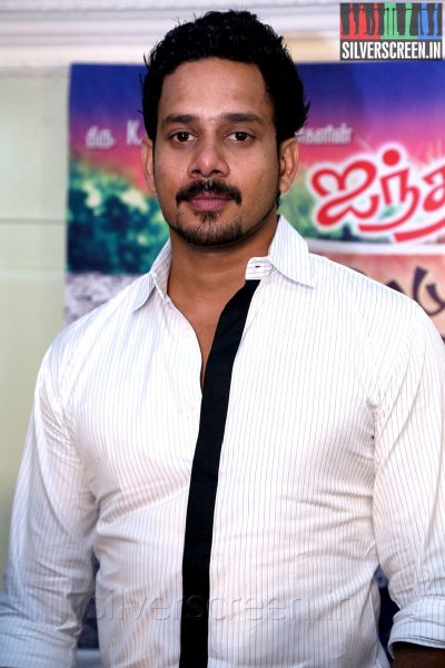 Actor Bharath at the Aindhaam Thalaimurai Sidha Vaidhiya Sigamani Press Meet