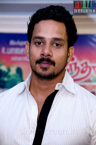 Actor Bharath at the Aindhaam Thalaimurai Sidha Vaidhiya Sigamani Press Meet