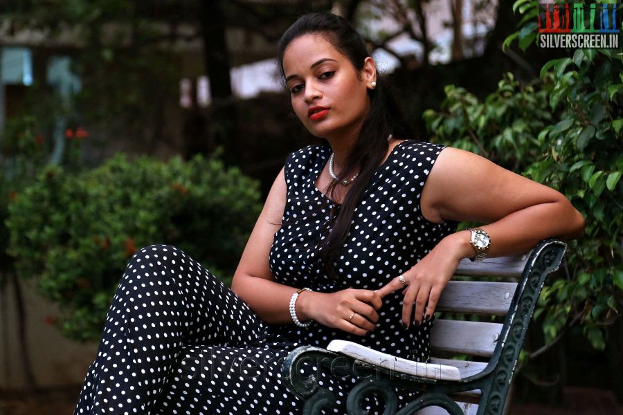 Actress Suja Varunee at the Appuchi Gramam Press Meet