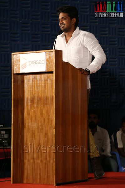 Actor Praveen Kumar at the Appuchi Gramam Press Meet