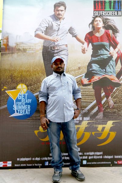 Director Bharathan at the Athithi Audio Launch