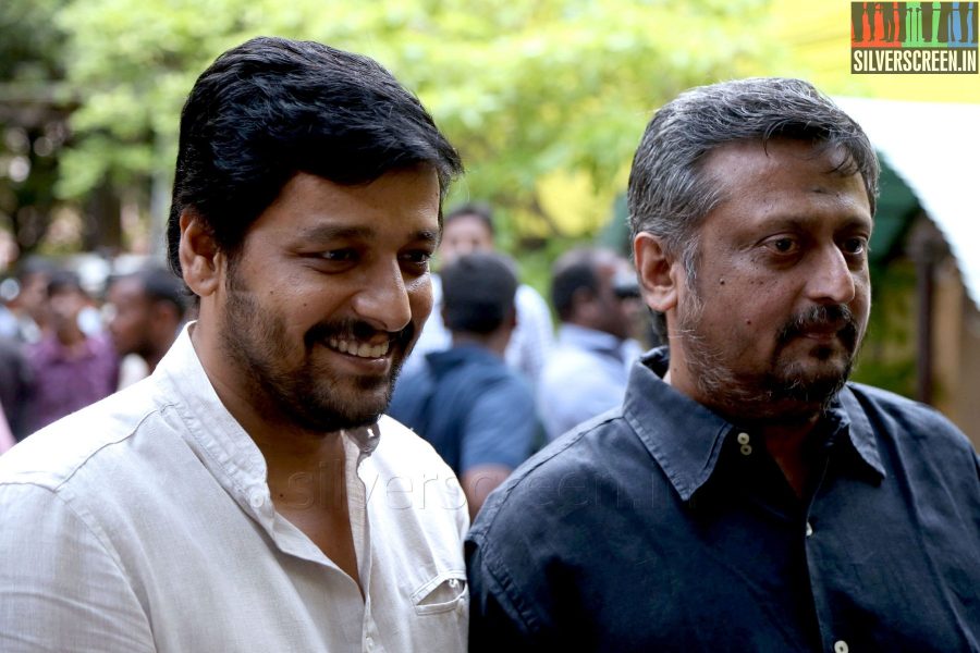 Director Dharani and Actor Vidharth at the Athithi Audio Launch