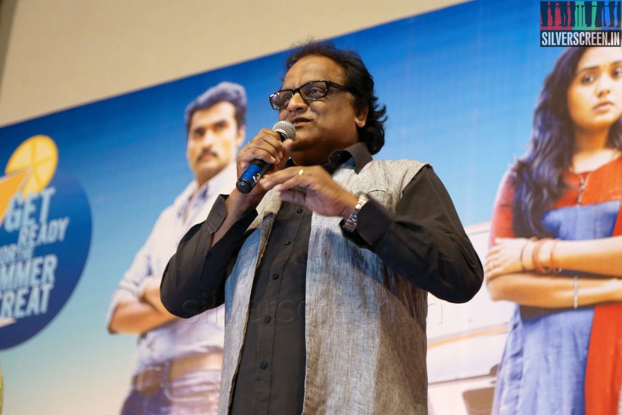 Music Director Bharadwaj at the Athithi Audio Launch