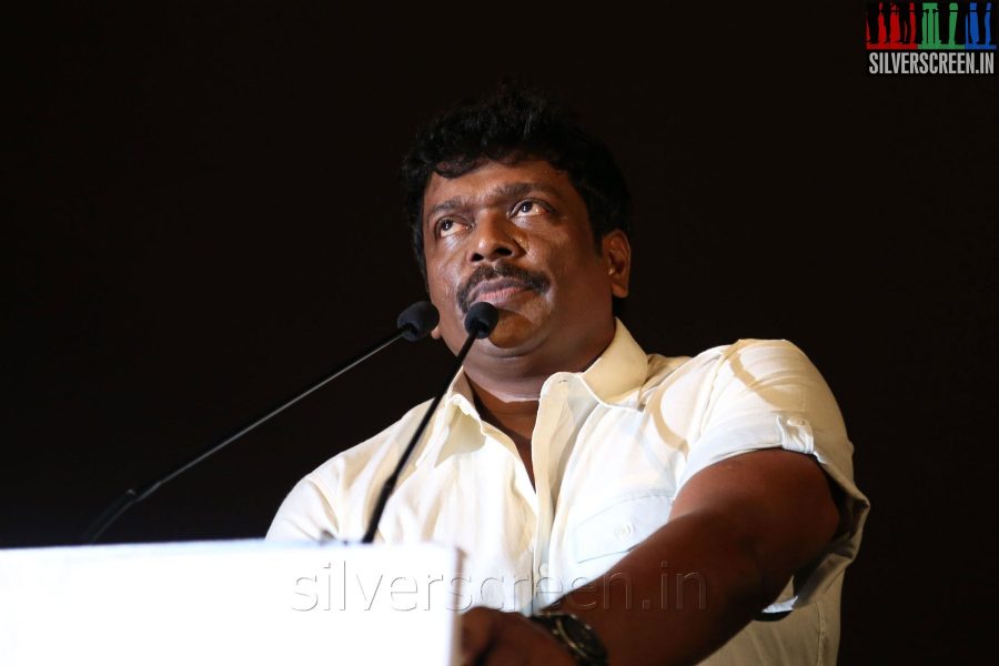 Actor Director R Parthiepan at the Kathai Thiraikathai Vasanam Iyakkam Audio Launch