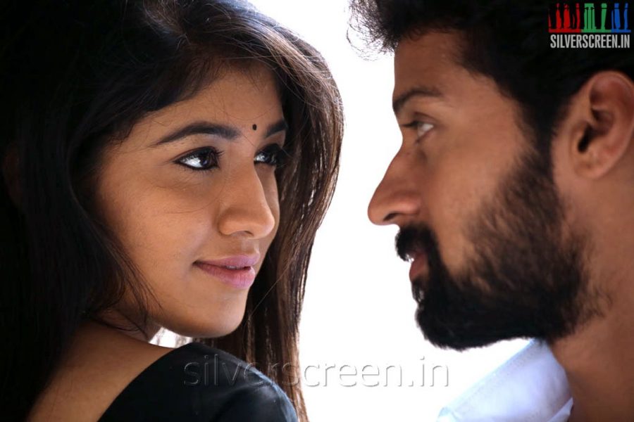 Actress Akhila Kishore and Actor Santhosh in Kathai Thiraikathai Vasanam Iyakkam Movie Stills