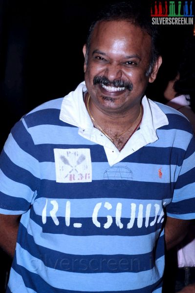 Director Venkat Prabhu at the 2014 Indian Badminton Celebrity League Launch