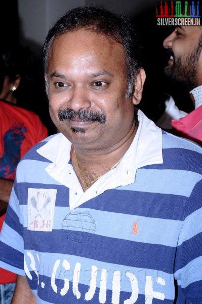 Director Venkat Prabhu at the 2014 Indian Badminton Celebrity League Launch