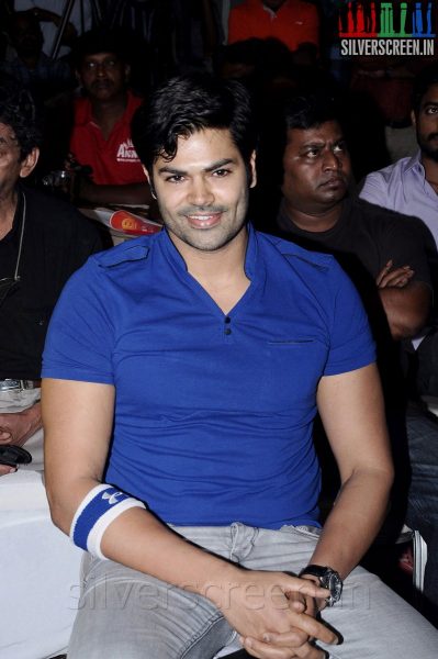 Actor Ganesh Venkatraman at the 2014 Indian Badminton Celebrity League Launch