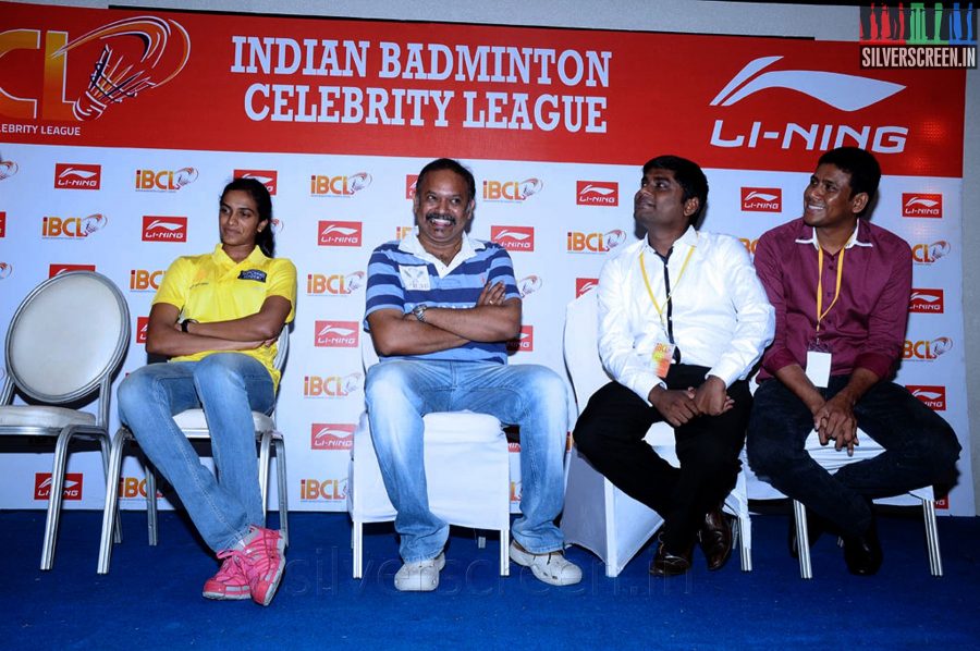 Badminton Player P V Sindhu at the Indian Badminton Celebrity League Launch