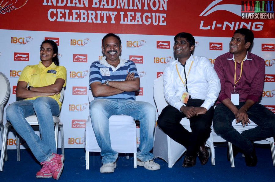 Badminton Player P V Sindhu at the Indian Badminton Celebrity League Launch