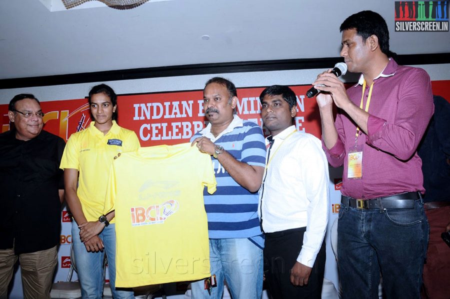 Badminton Player P V Sindhu at the Indian Badminton Celebrity League Launch