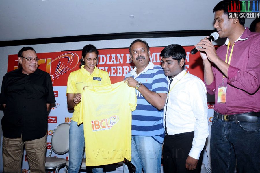 Badminton Player P V Sindhu at the Indian Badminton Celebrity League Launch