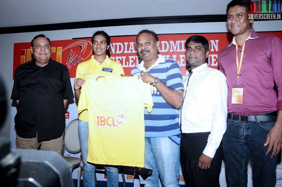 Badminton Player P V Sindhu at the Indian Badminton Celebrity League Launch