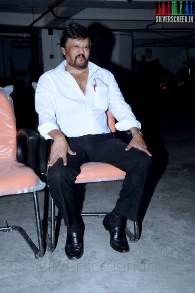 Actor Thiagarajan (or Thyagarajan) at his Press Meet