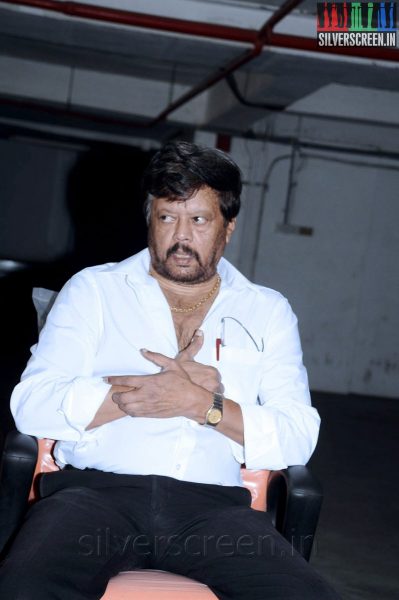 Actor Thiagarajan (or Thyagarajan) at his Press Meet