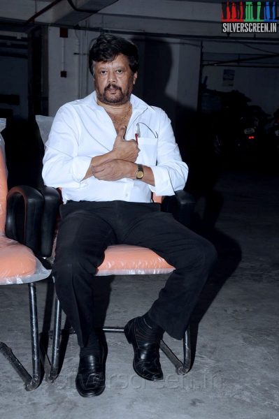 Actor Thiagarajan (or Thyagarajan) at his Press Meet