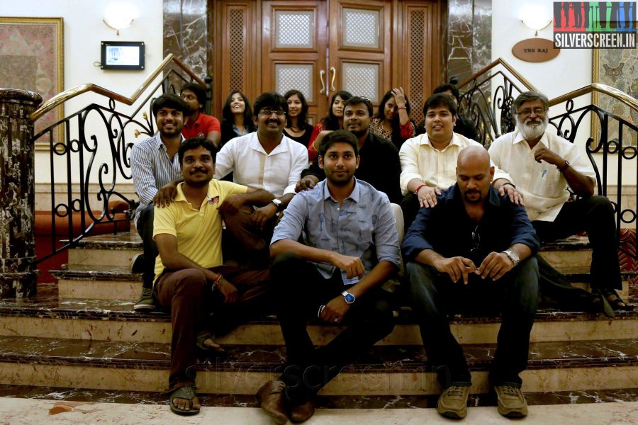 Cast and Crew of the movie at the Yaamirukka Bayamey Success Meet