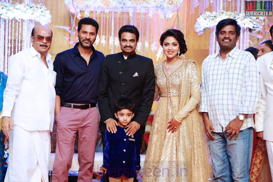 Prabhu Deva at the Amala Paul Director Vijay Wedding Reception