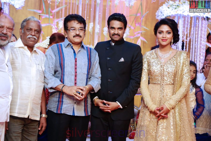 Keyaar at the Amala Paul Director Vijay Wedding Reception