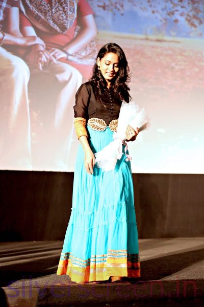 Actress Pooja at the Amara Kaaviyam Audio Launch